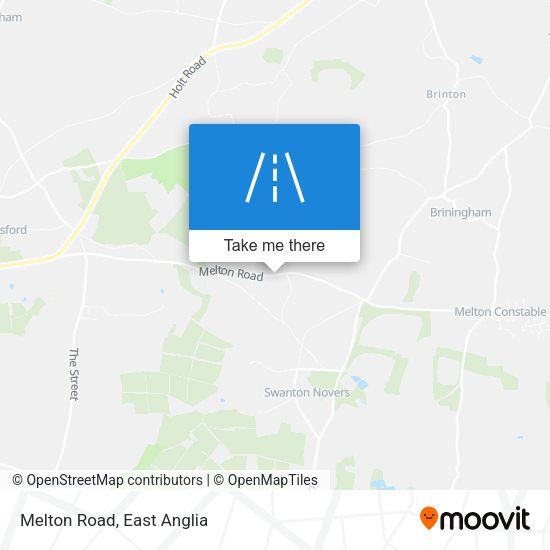 Melton Road map