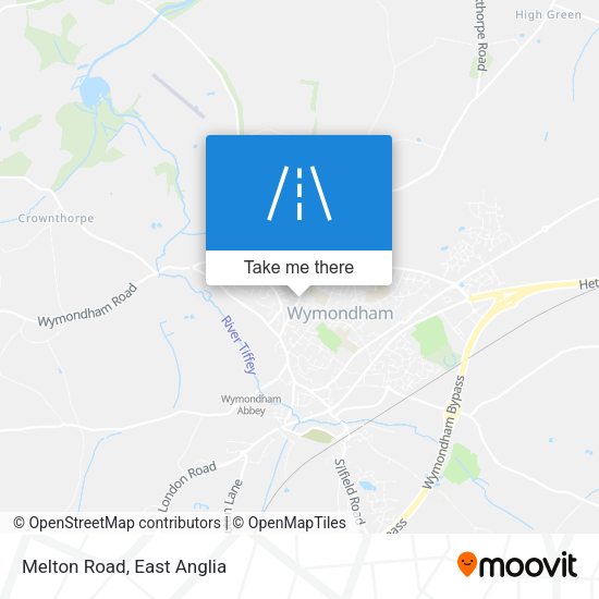Melton Road map