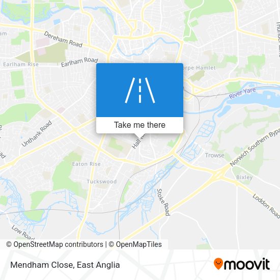 Mendham Close map
