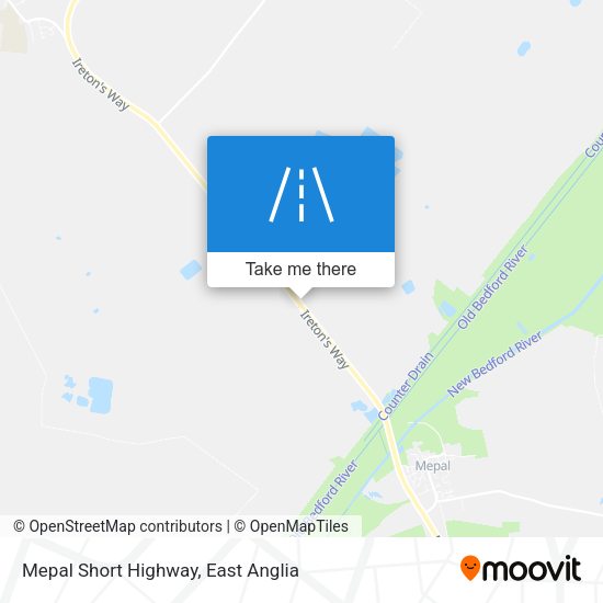 Mepal Short Highway map