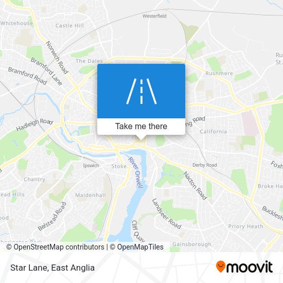 Star Lane map