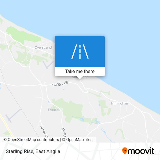 Starling Rise map