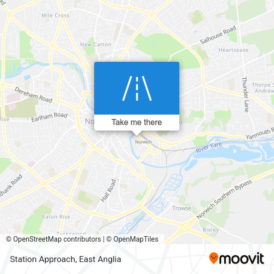 Station Approach map