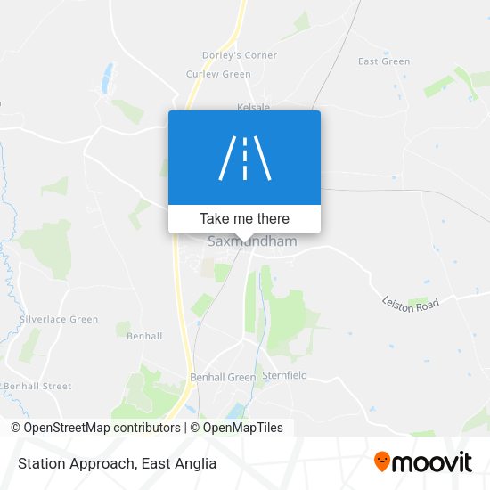 Station Approach map