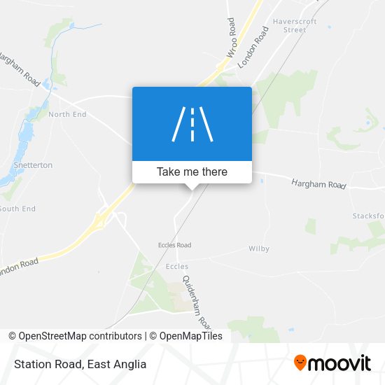 Station Road map