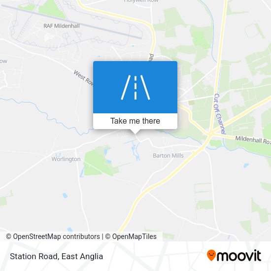 Station Road map