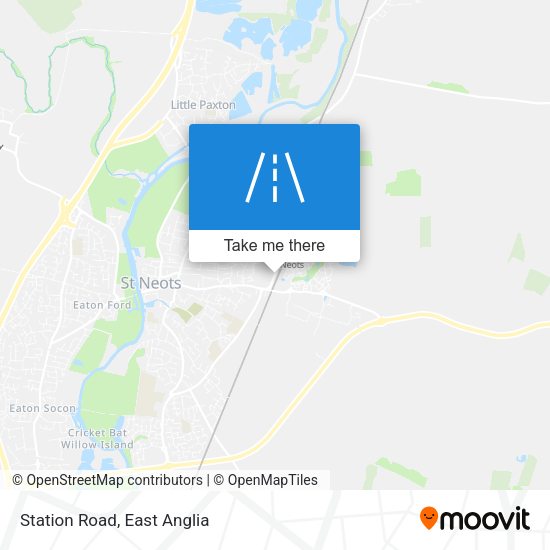 Station Road map