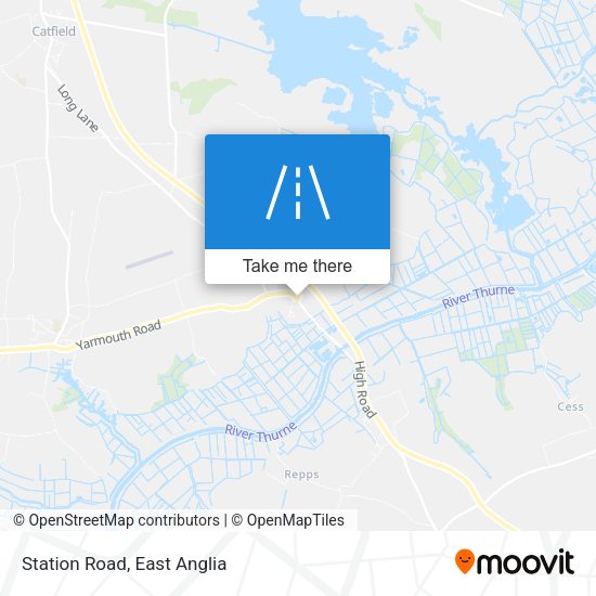 Station Road map