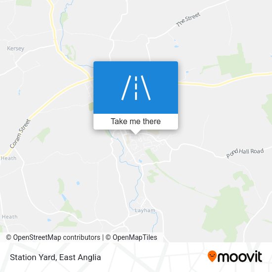 Station Yard map
