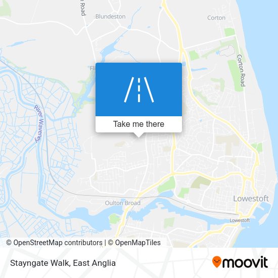 Stayngate Walk map