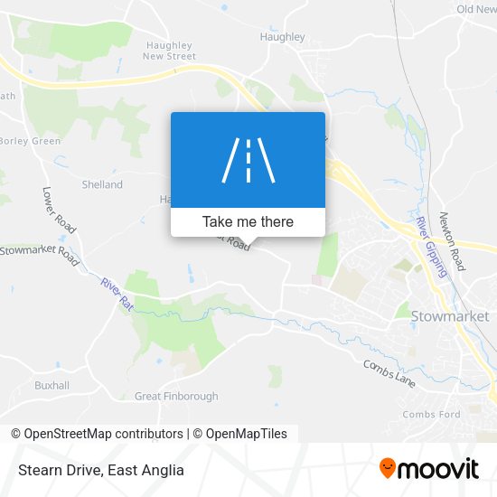 Stearn Drive map