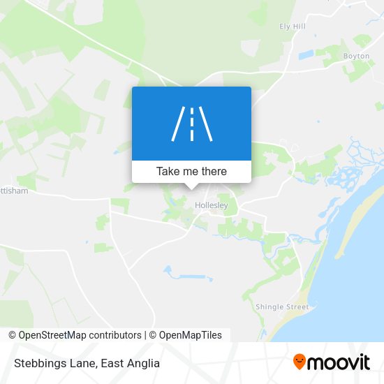 Stebbings Lane map