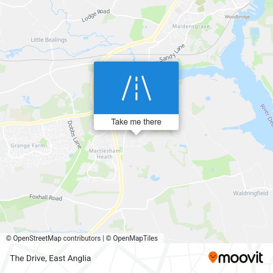 The Drive map