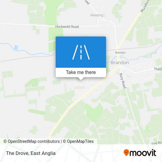 The Drove map