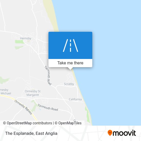 The Esplanade map