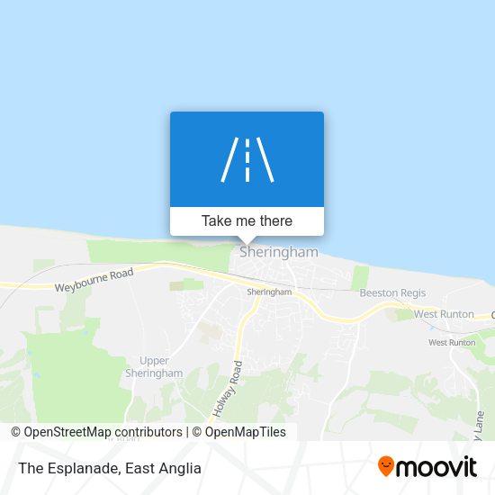 The Esplanade map