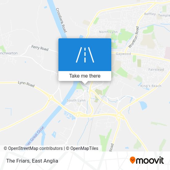 The Friars map