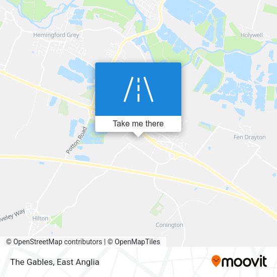 The Gables map