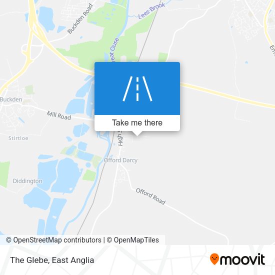 The Glebe map