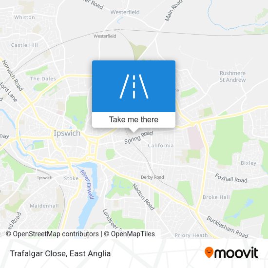 Trafalgar Close map