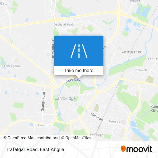 Trafalgar Road map