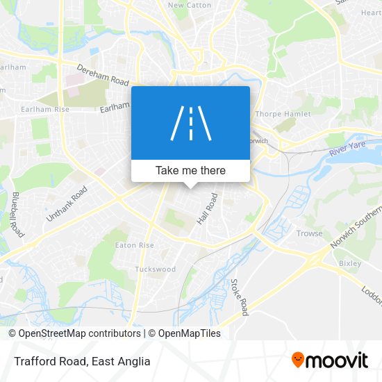 Trafford Road map