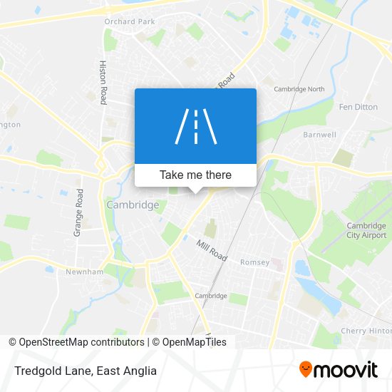 Tredgold Lane map