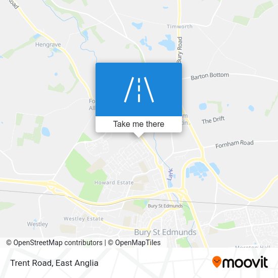 Trent Road map