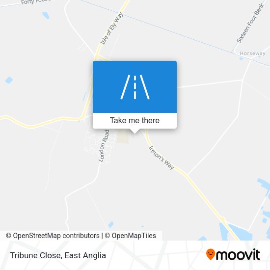 Tribune Close map