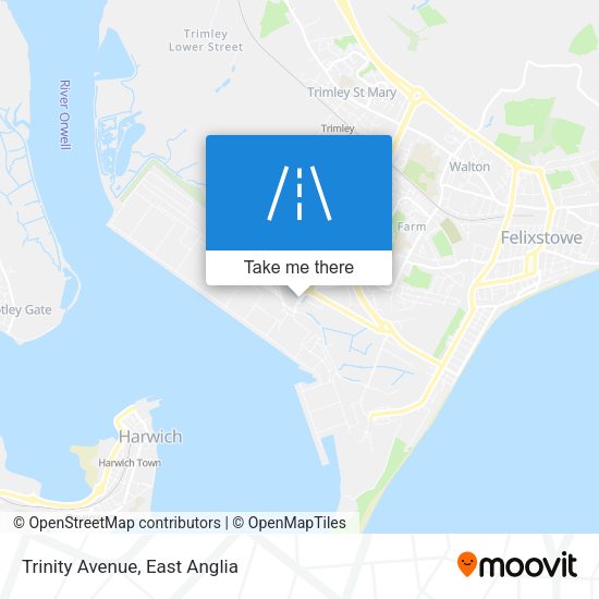 Trinity Avenue map