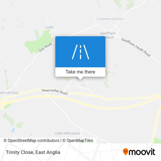 Trinity Close map