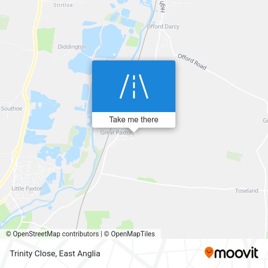 Trinity Close map