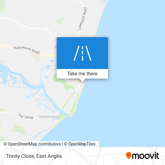 Trinity Close map