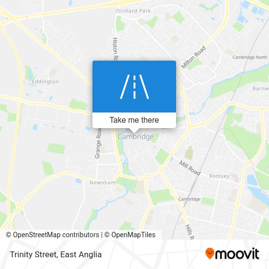 Trinity Street map