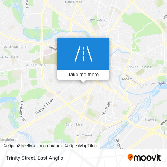 Trinity Street map