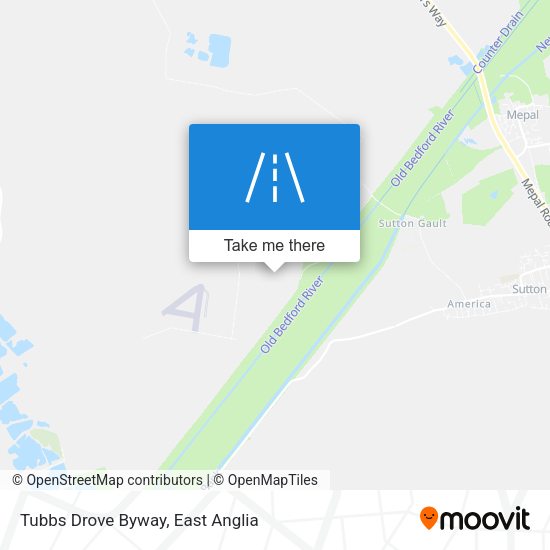 Tubbs Drove Byway map