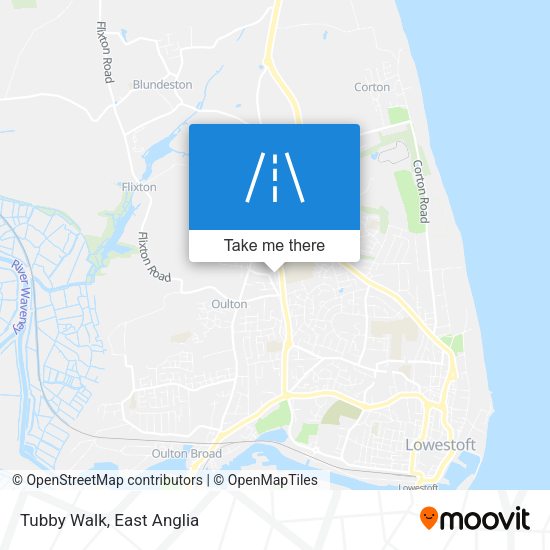 Tubby Walk map