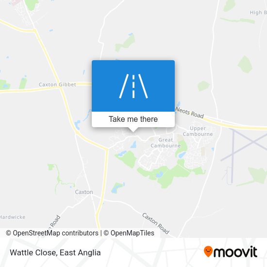 Wattle Close map