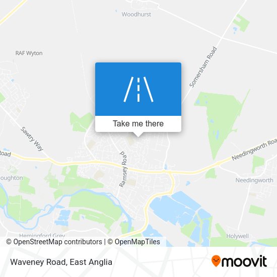Waveney Road map