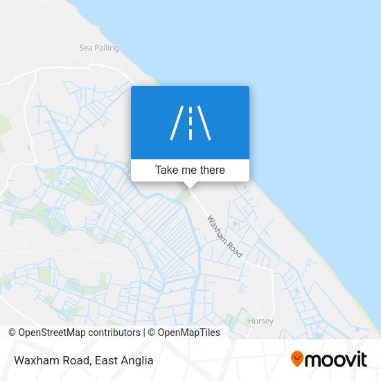 Waxham Road map