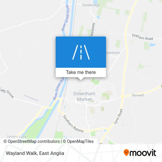 Wayland Walk map