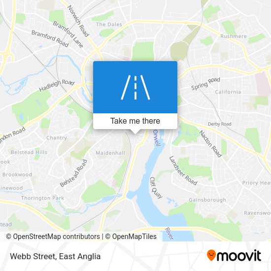 Webb Street map