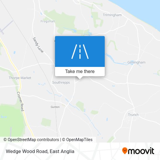 Wedge Wood Road map