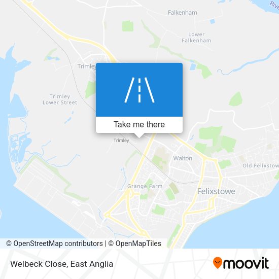 Welbeck Close map