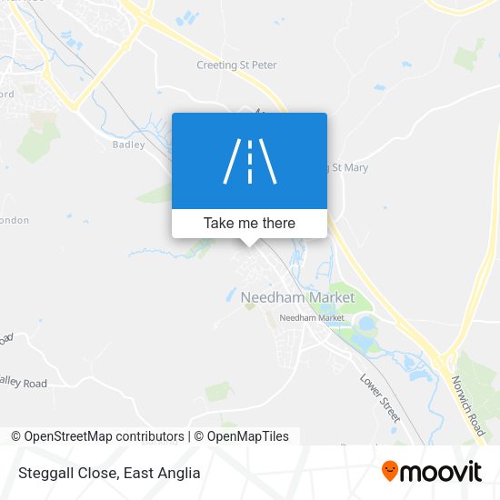 Steggall Close map