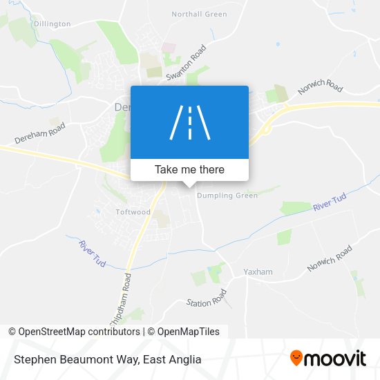 Stephen Beaumont Way map