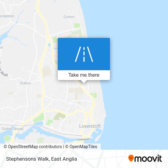 Stephensons Walk map