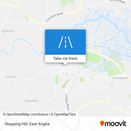 Stepping Hill map