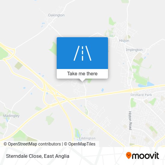 Sterndale Close map
