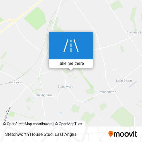 Stetchworth House Stud map